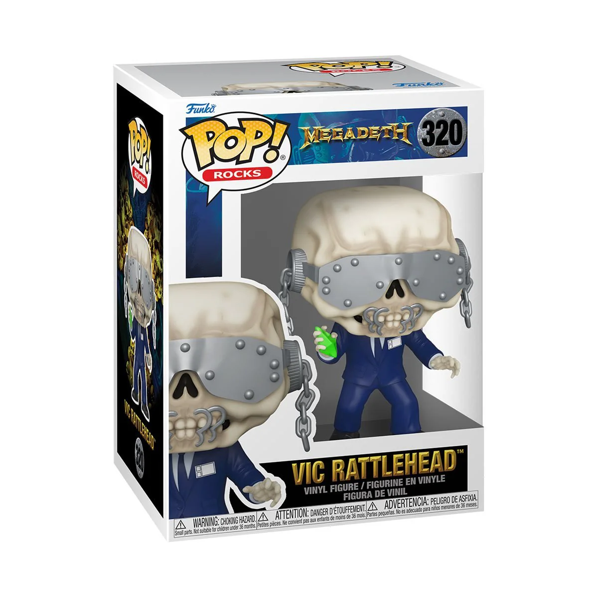 MEGADETH VIC RATTLEHEAD FUNKO POP! ROCKS FIGURE - Image 2