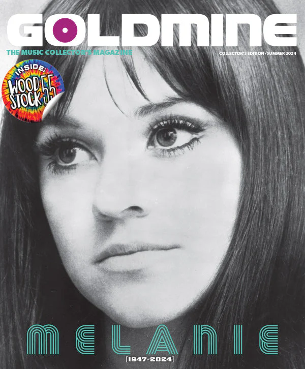 MELANIE X GOLDMINE BUNDLE - GOLDMINE SUMMER 2024 ISSUE W/ 'SONGS I SANG AT WOODSTOCK' 7” LTD. 100 - EXCLUSIVE - TURQUOISE - Image 2