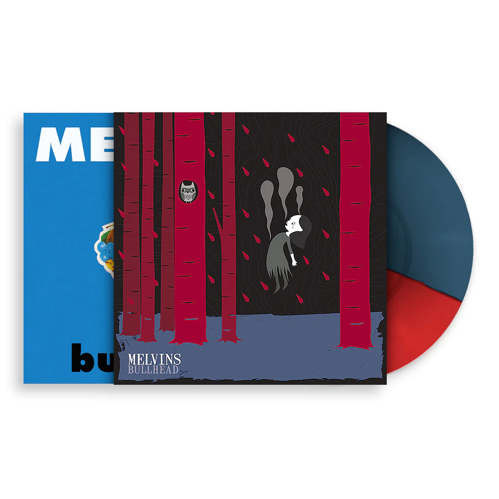 MELVINS ‘BULLHEAD' LIMTED EDITION LP + MACKIE OSBORNE SCREEN PRINT WRAP - RED/BLUE - Image 2