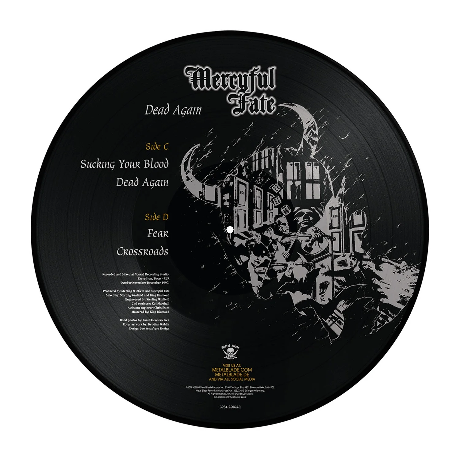 MERCYFUL FATE 'DEAD AGAIN' 2LP PICTURE DISC - Image 5