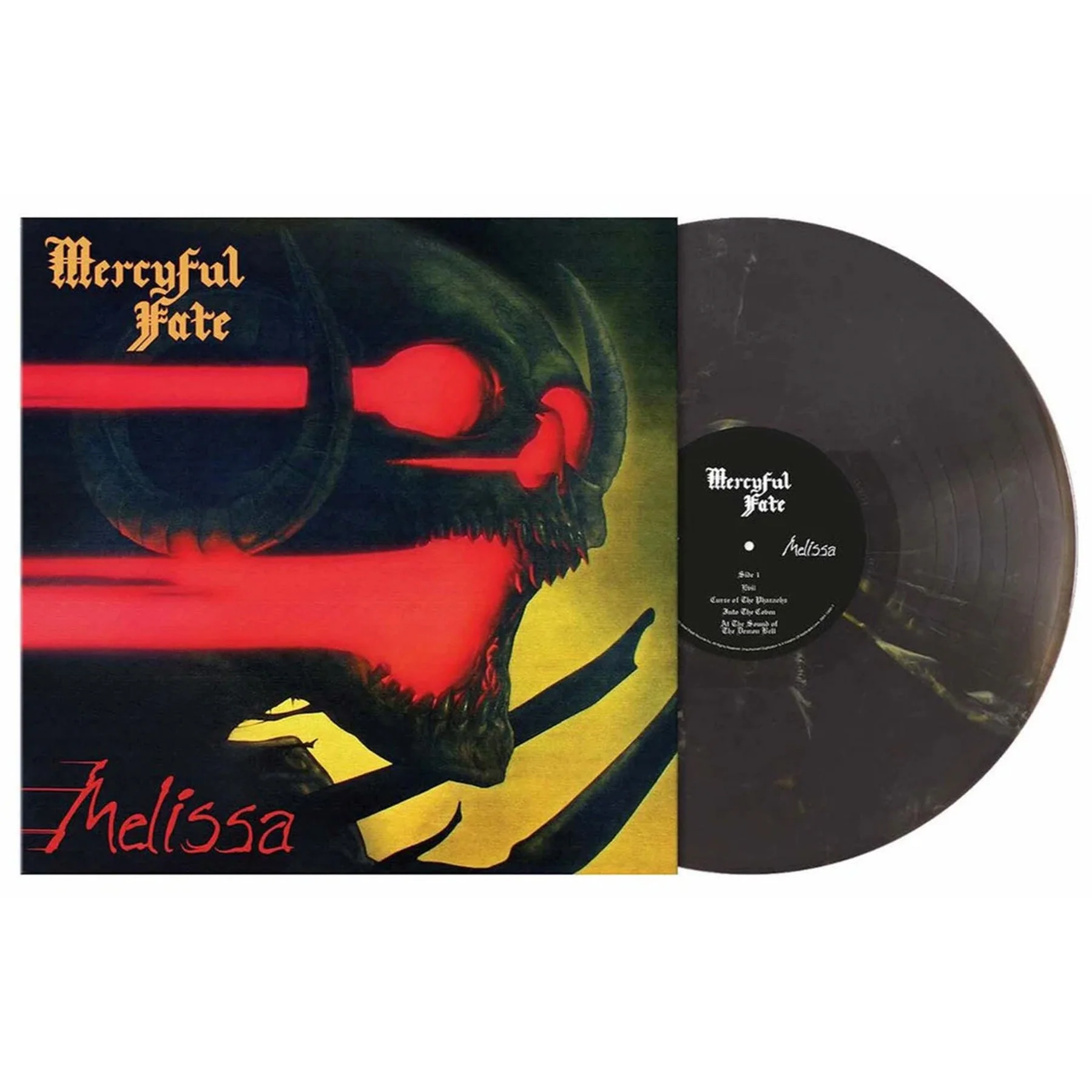 MERCYFUL FATE 'MELISSA' LP - LTD. - YELLOW/BLACK