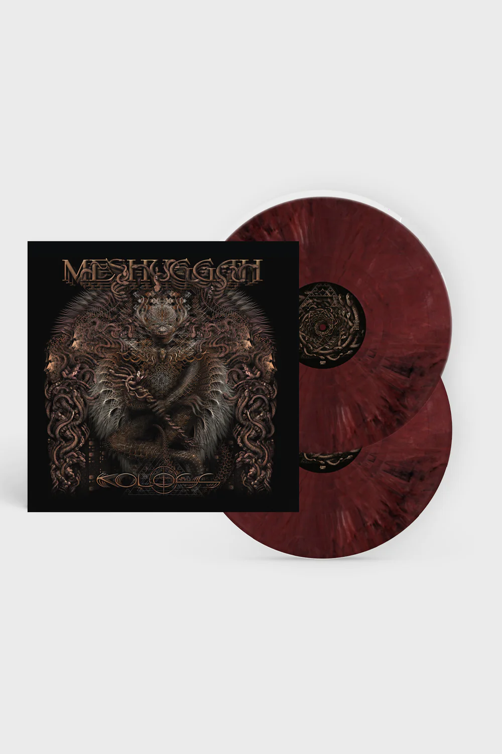 MESHUGGAH ‘KOLOSS’ 2LP - LTD. 500 - TRANSPARENT RED/BLACK/WHITE MARBLE
