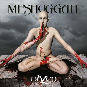 MESHUGGAH 'OBZEN' LP 15TH ANNIVERSARY EDITION - WHITE/BLUE SPLATTER