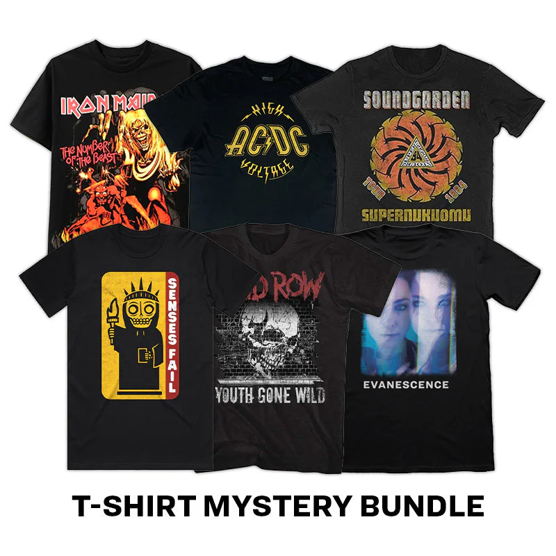 METAL/ROCK MYSTERY T-SHIRT BUNDLE - Image 2