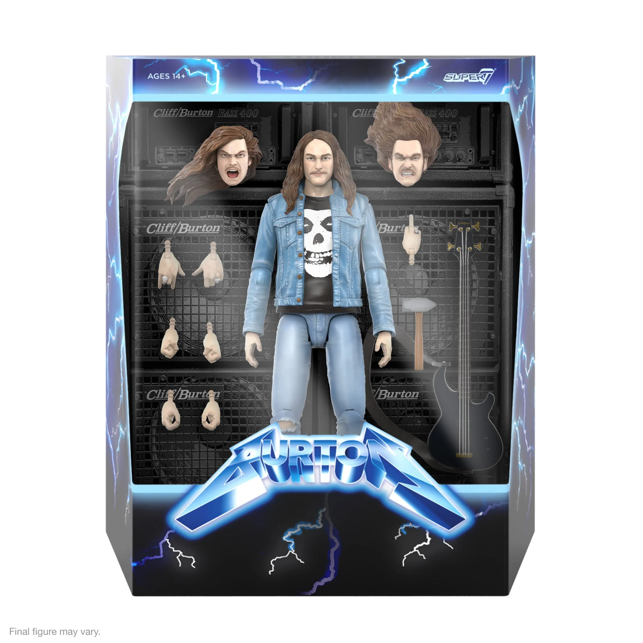 METALLICA CLIFF BURTON ULTIMATES! WAVE 1 FIGURE - Image 2