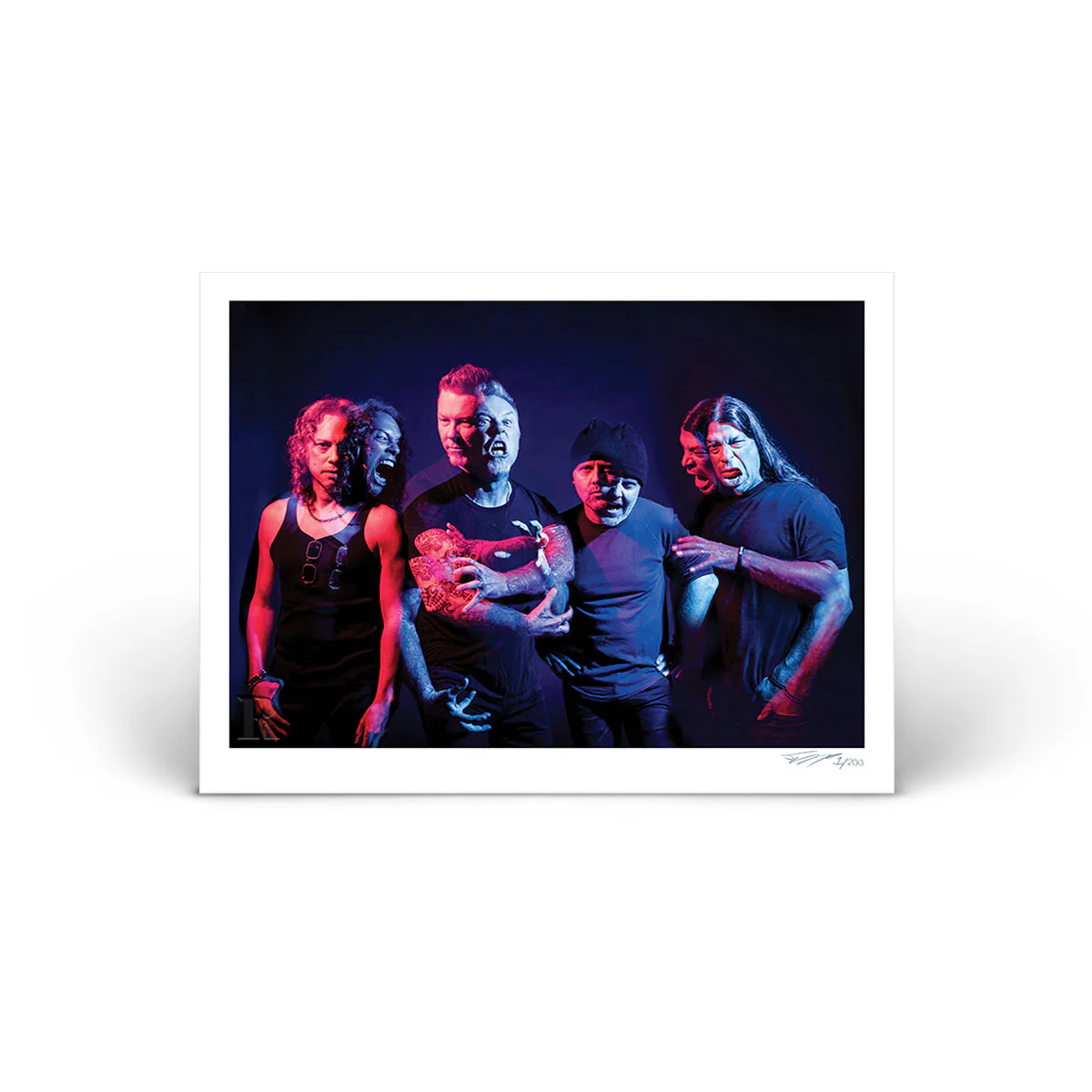 METALLICA PHOTO PRINT BY JIMMY HUBBARD - EXCLUSIVE - LTD. 100