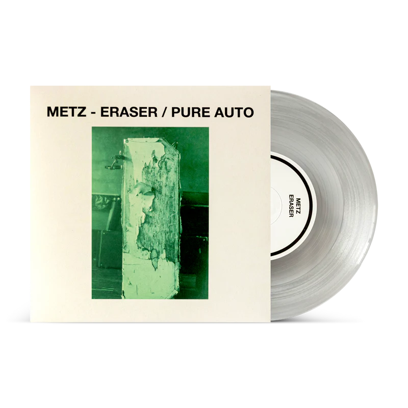 METZ 'ERASER B/W PURE AUTO' 7" EP - CLEAR