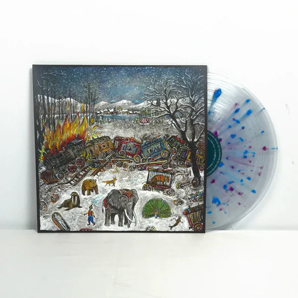 MEWITHOUTYOU 'TEN STORIES' LP - CLEAR/BLUE SPLATTER