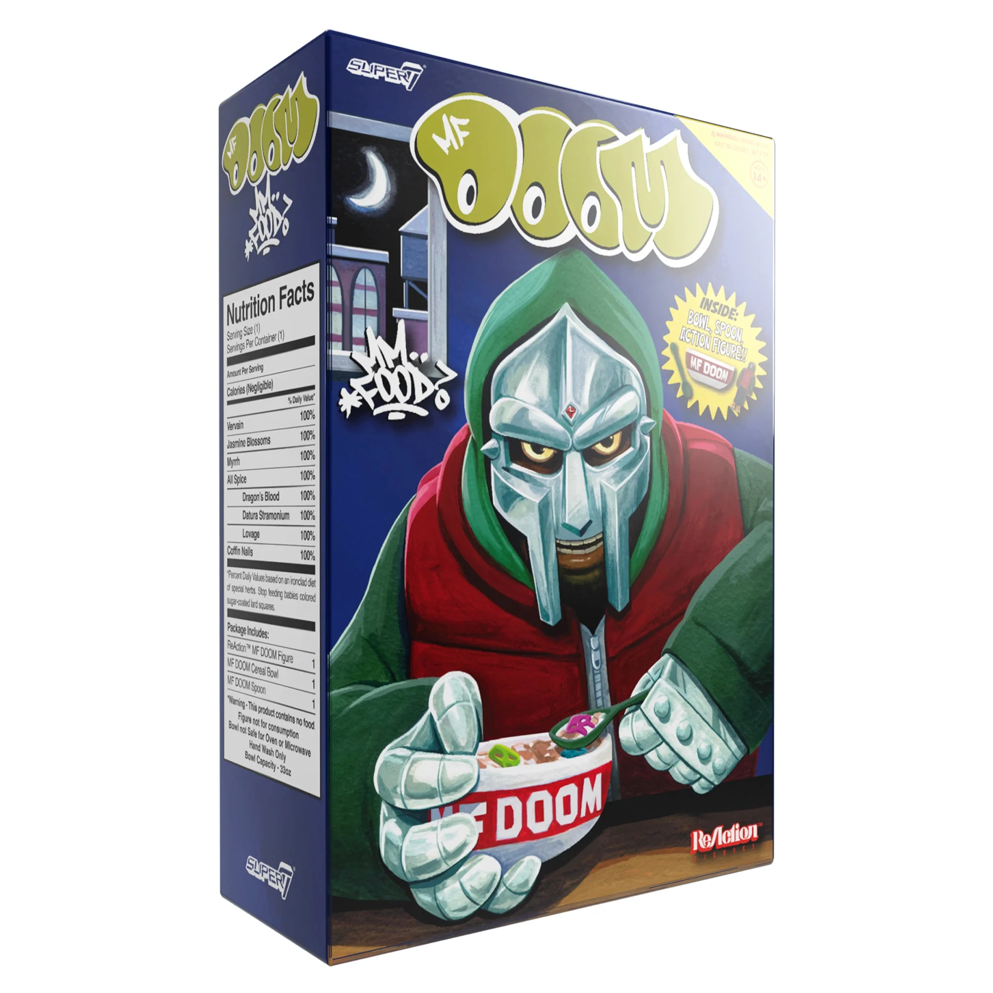 MF DOOM - "MM..FOOD" CEREAL BOWL SET - REACTION FIGURE - WAVE 2 - Image 10
