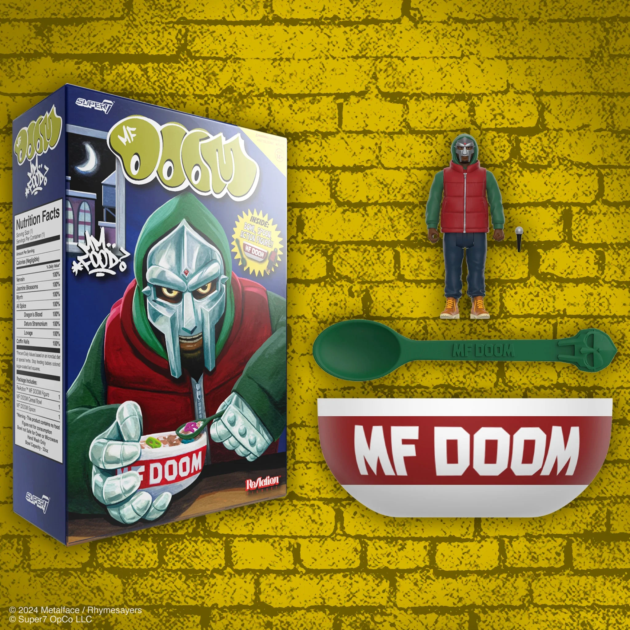 MF DOOM - "MM..FOOD" CEREAL BOWL SET - REACTION FIGURE - WAVE 2 - Image 13