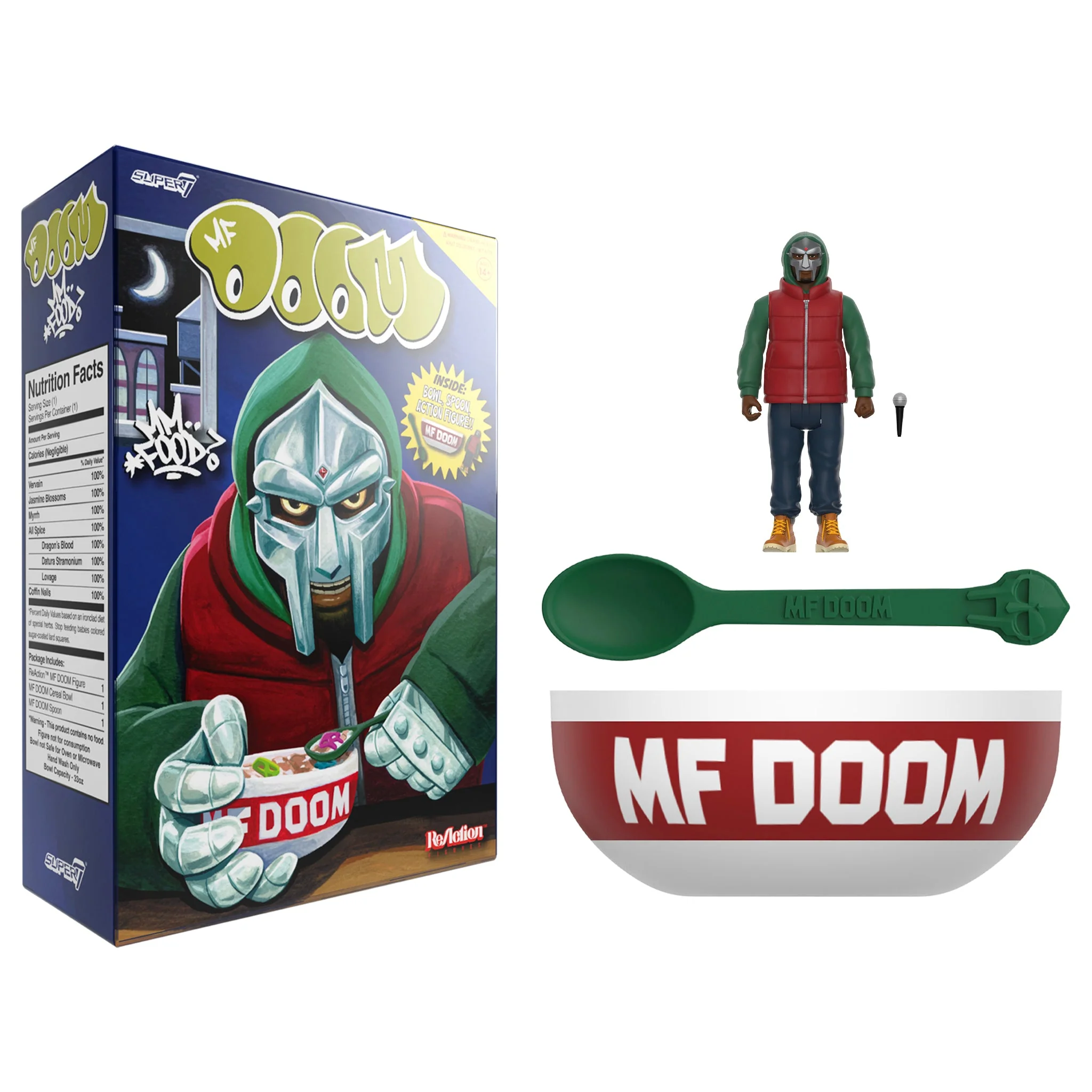 MF DOOM - "MM..FOOD" CEREAL BOWL SET - REACTION FIGURE - WAVE 2 - Image 14