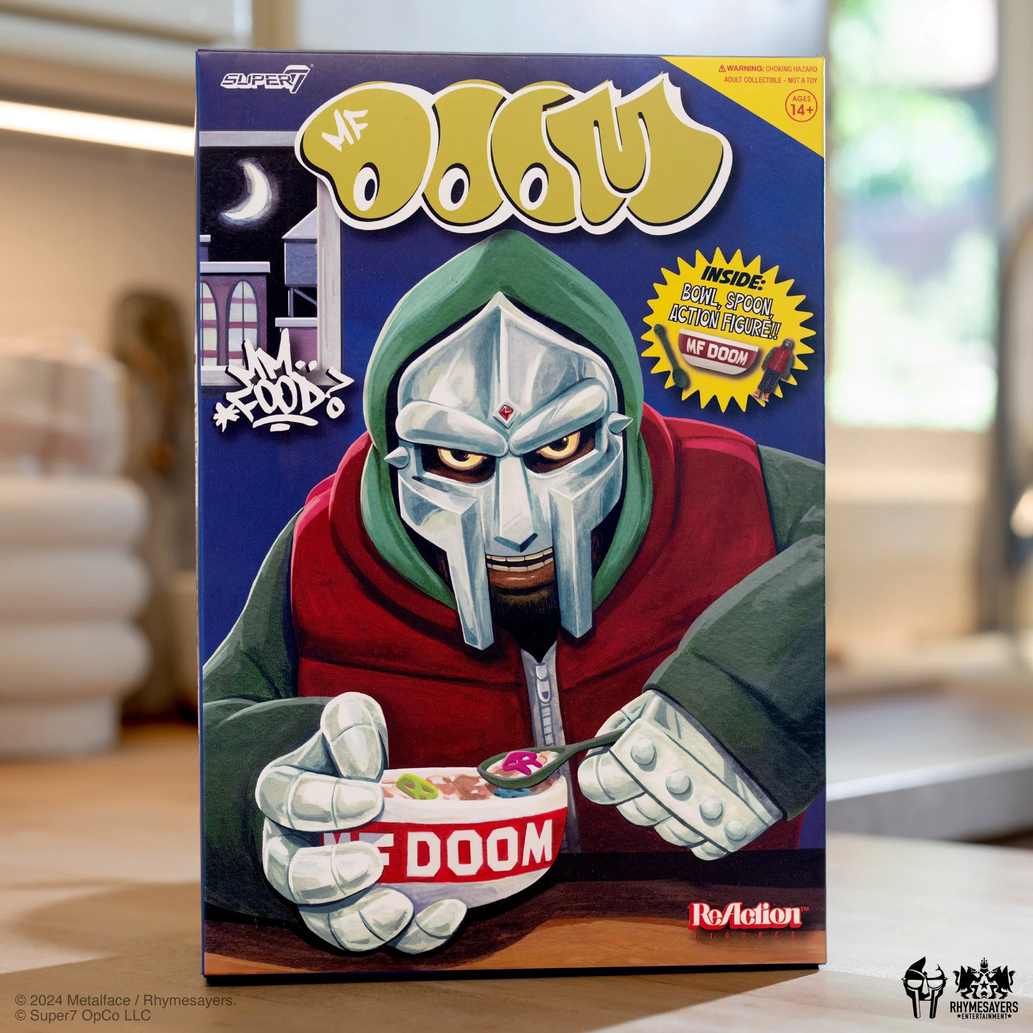 MF DOOM - "MM..FOOD" CEREAL BOWL SET - REACTION FIGURE - WAVE 2 - Image 8