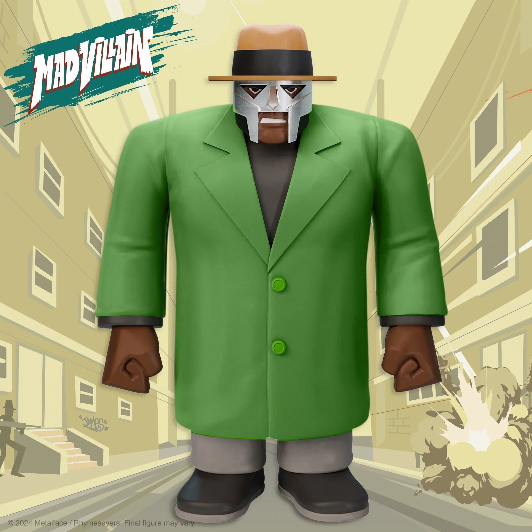 MF DOOM X MADLIB: MADVILLAIN 'ALL CAPS' SUPERSIZE REACTION FIGURE - Image 3