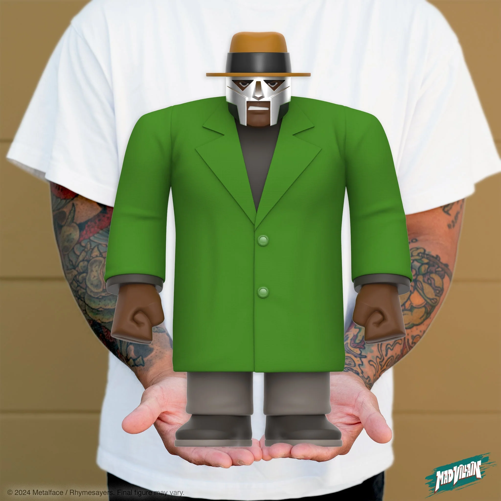 MF DOOM X MADLIB: MADVILLAIN 'ALL CAPS' SUPERSIZE REACTION FIGURE - Image 4