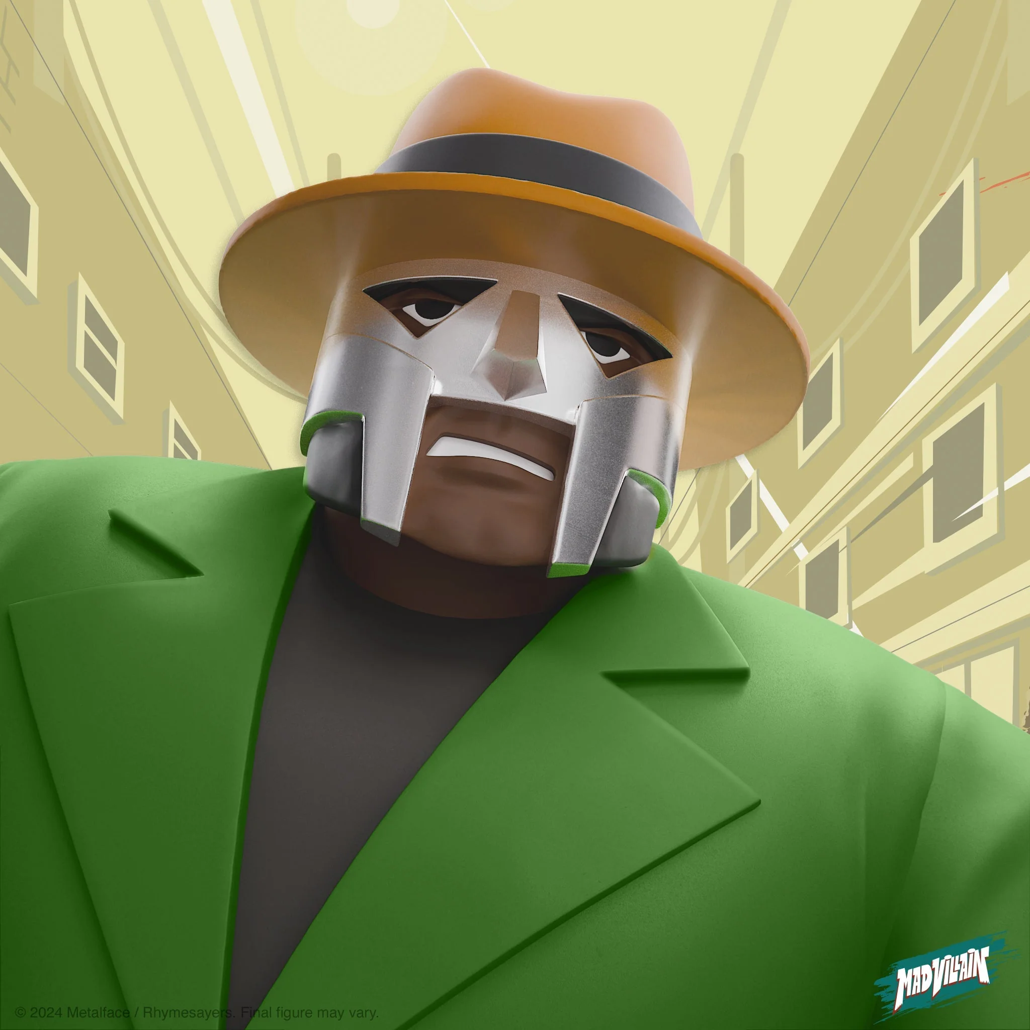 MF DOOM X MADLIB: MADVILLAIN 'ALL CAPS' SUPERSIZE REACTION FIGURE - Image 5