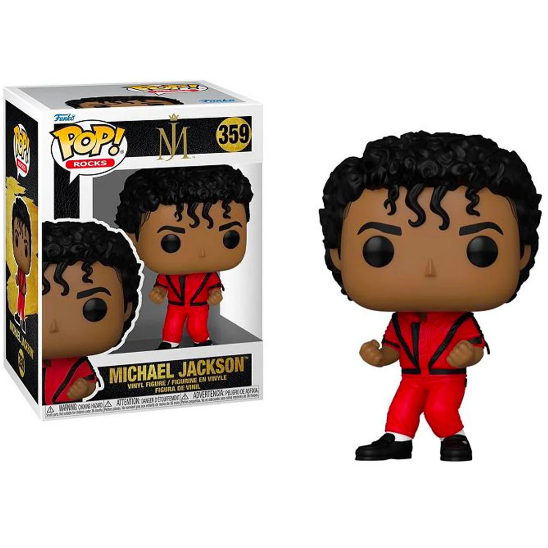 MICHAEL JACKSON FUNKO POP! ROCKS FIGURE - THRILLER