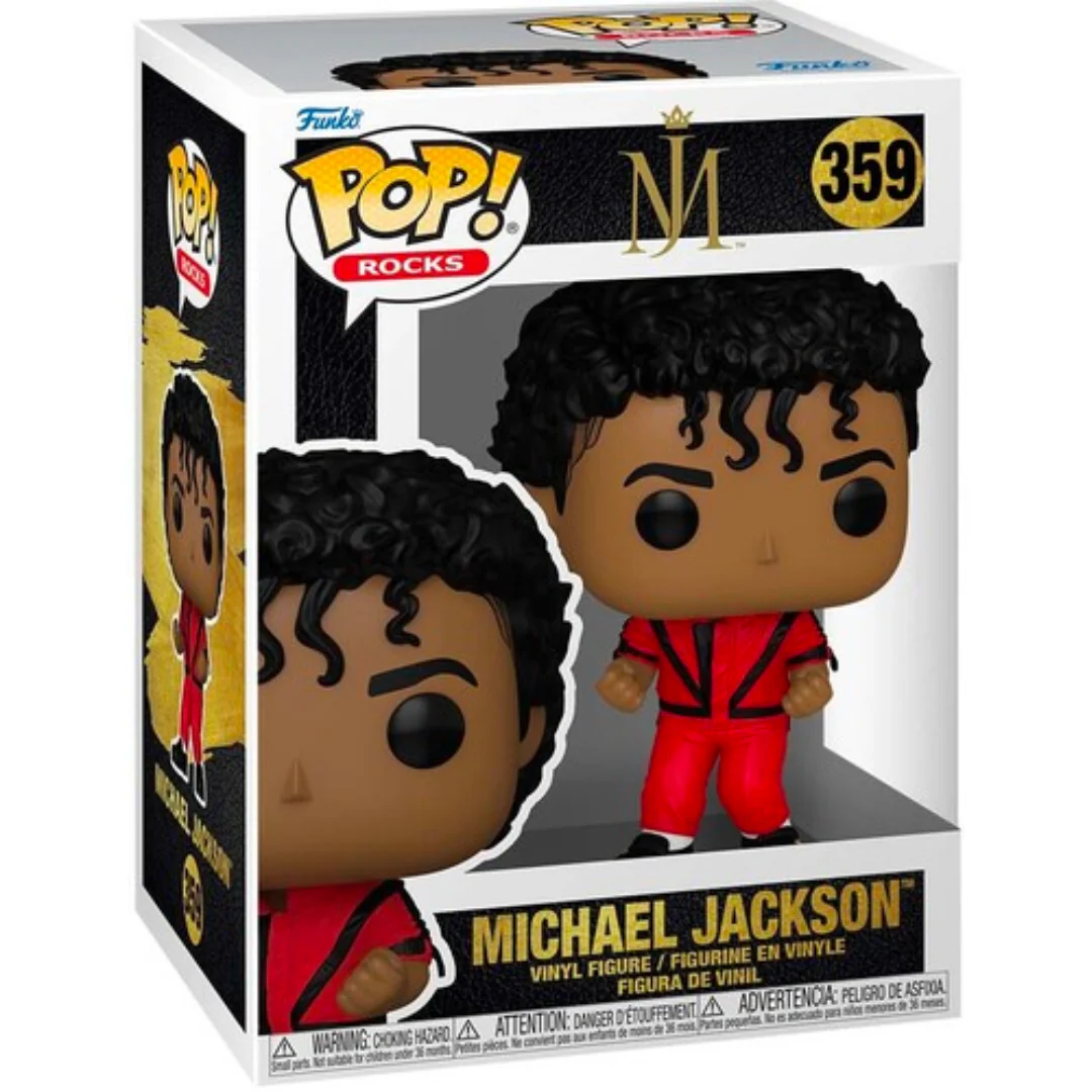 MICHAEL JACKSON FUNKO POP! ROCKS FIGURE - THRILLER - Image 2