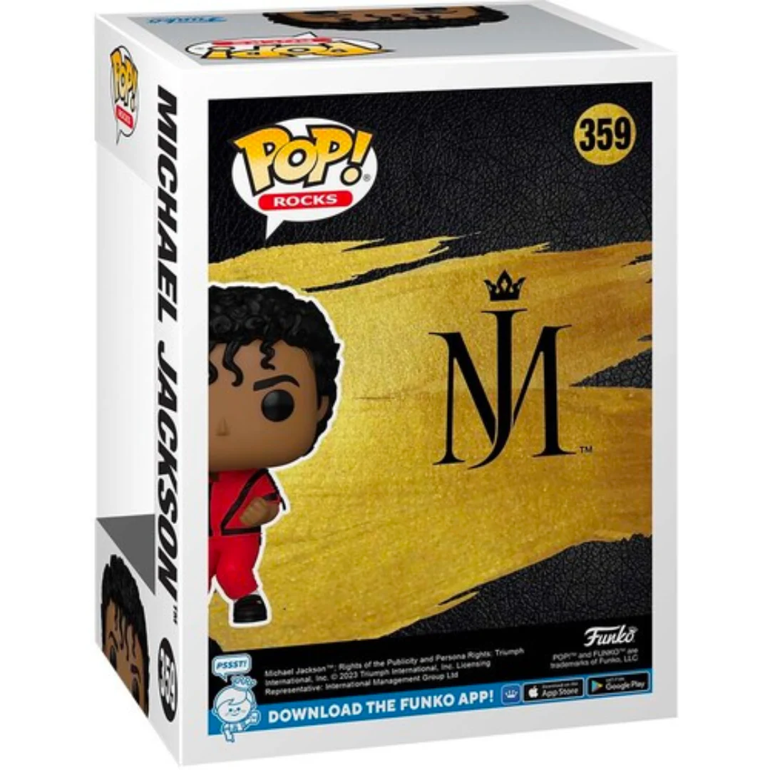 MICHAEL JACKSON FUNKO POP! ROCKS FIGURE - THRILLER - Image 3