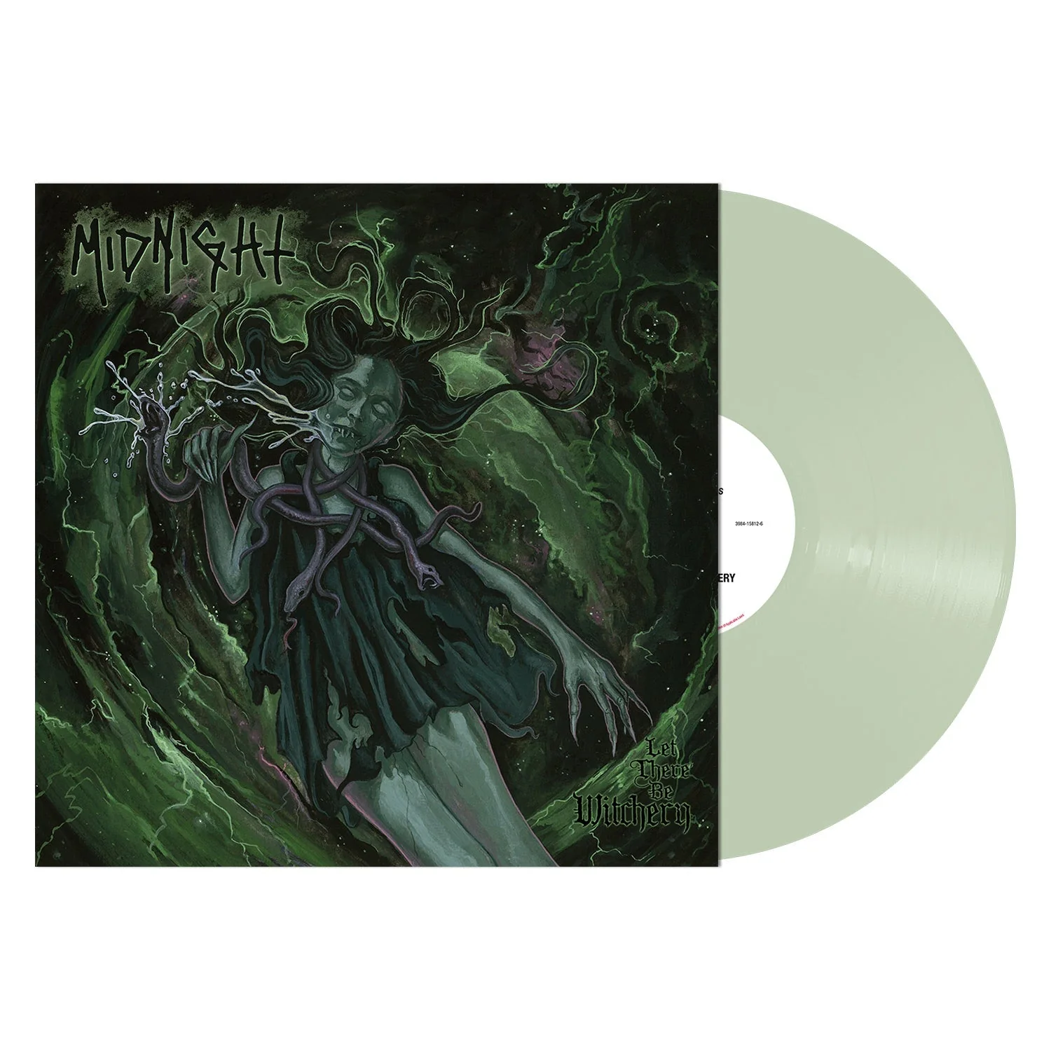 MIDNIGHT 'LET THERE BE WITCHERY' LP - COKE BOTTLE CLEAR