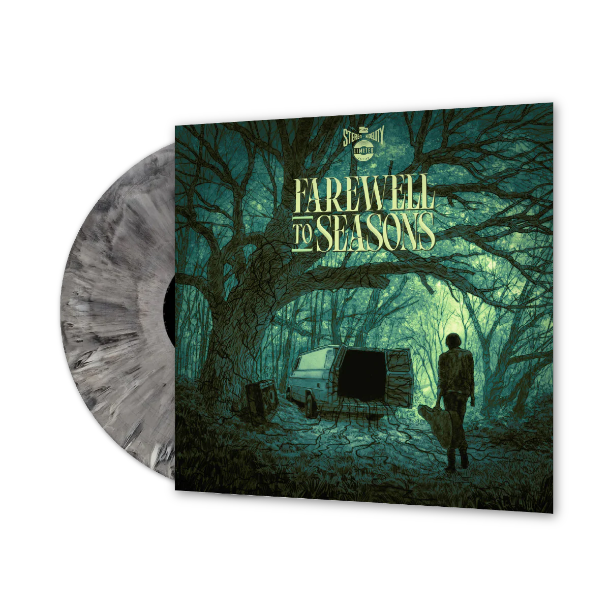 MIKE MCCREADY 'FAREWELL TO SEASONS' LP (Exclusive “ Limited to 500, "Poltergeist" Vinyl)  + 12"x12" DELUXE GRAPHIC NOVEL - Image 2