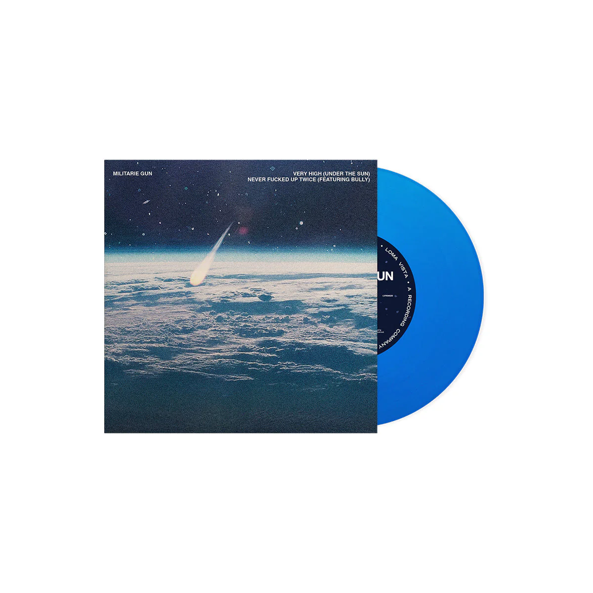 ALTERNATIVE PRESS WINTER 2023 ISSUE FEATURING MILITARIE GUN + 'MILITARE GUN' 7" - EXCLUSIVE - LTD. 500 - BLUE TRANSPARENT - Image 3
