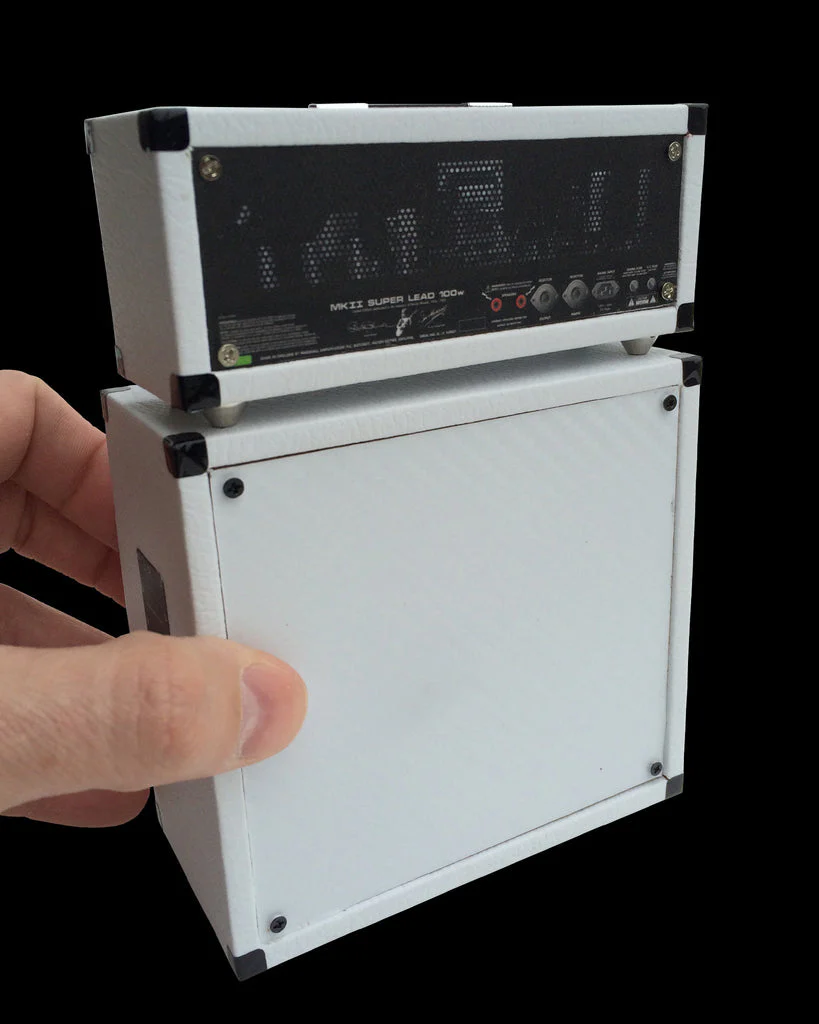 MINIATURE STACK AMP WHITE 4X12 - Image 2