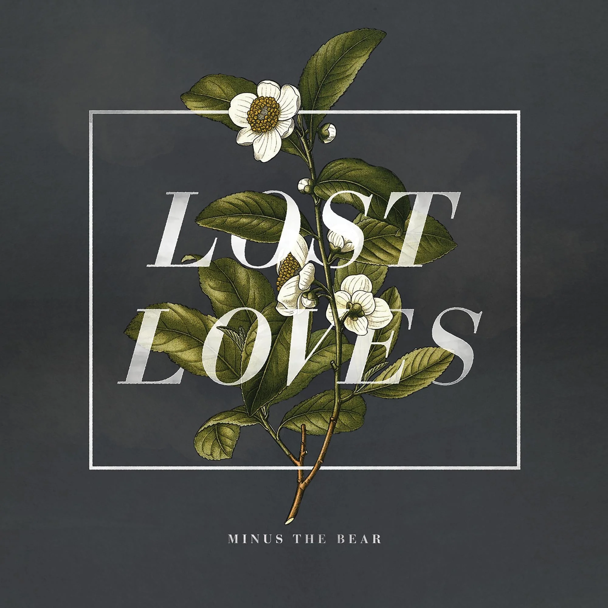 MINUS THE BEAR 'LOST LOVES' LP - GOLD/WHITE SWIRL