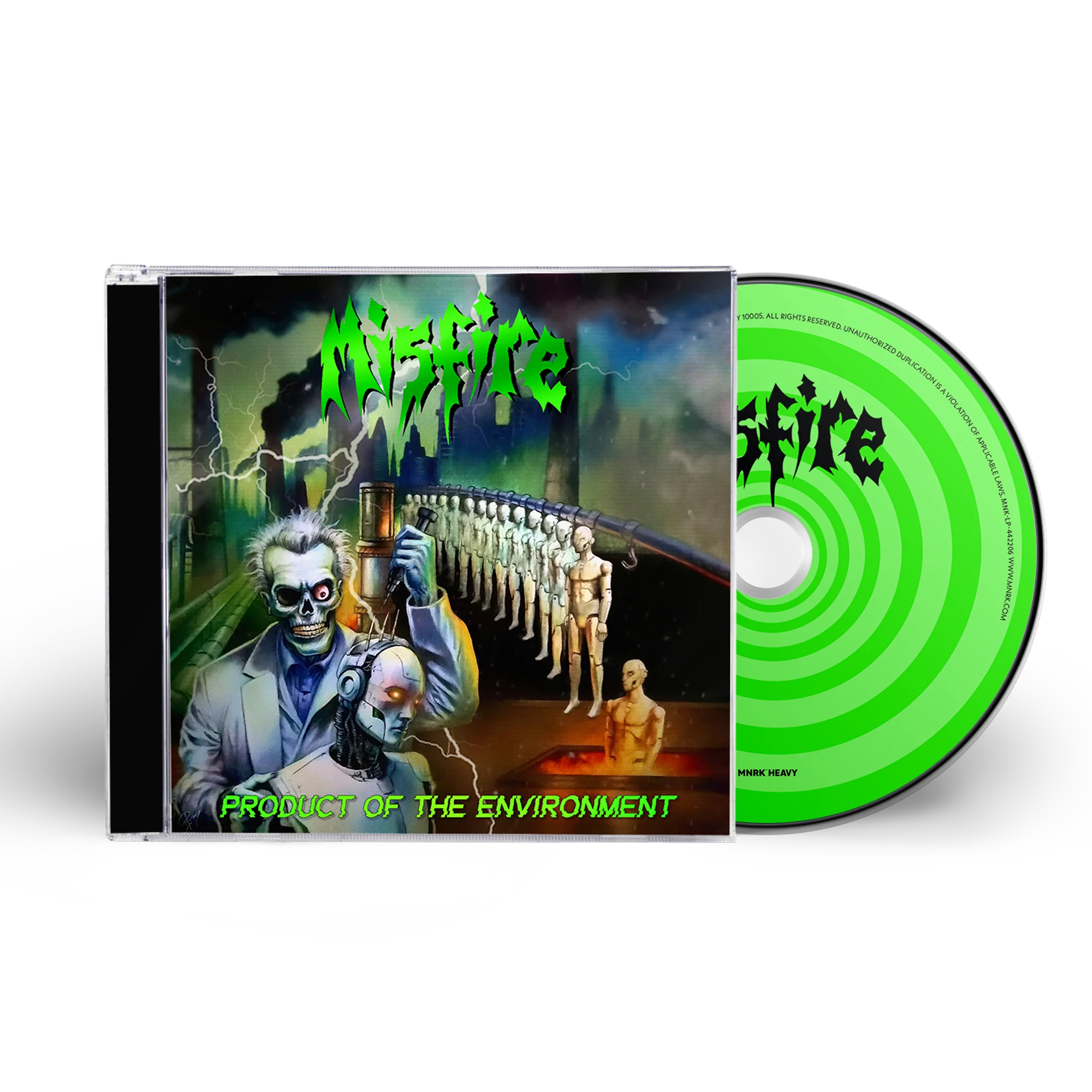 MISFIRE 'PRODUCT OF THE ENVIRONMENT' CD
