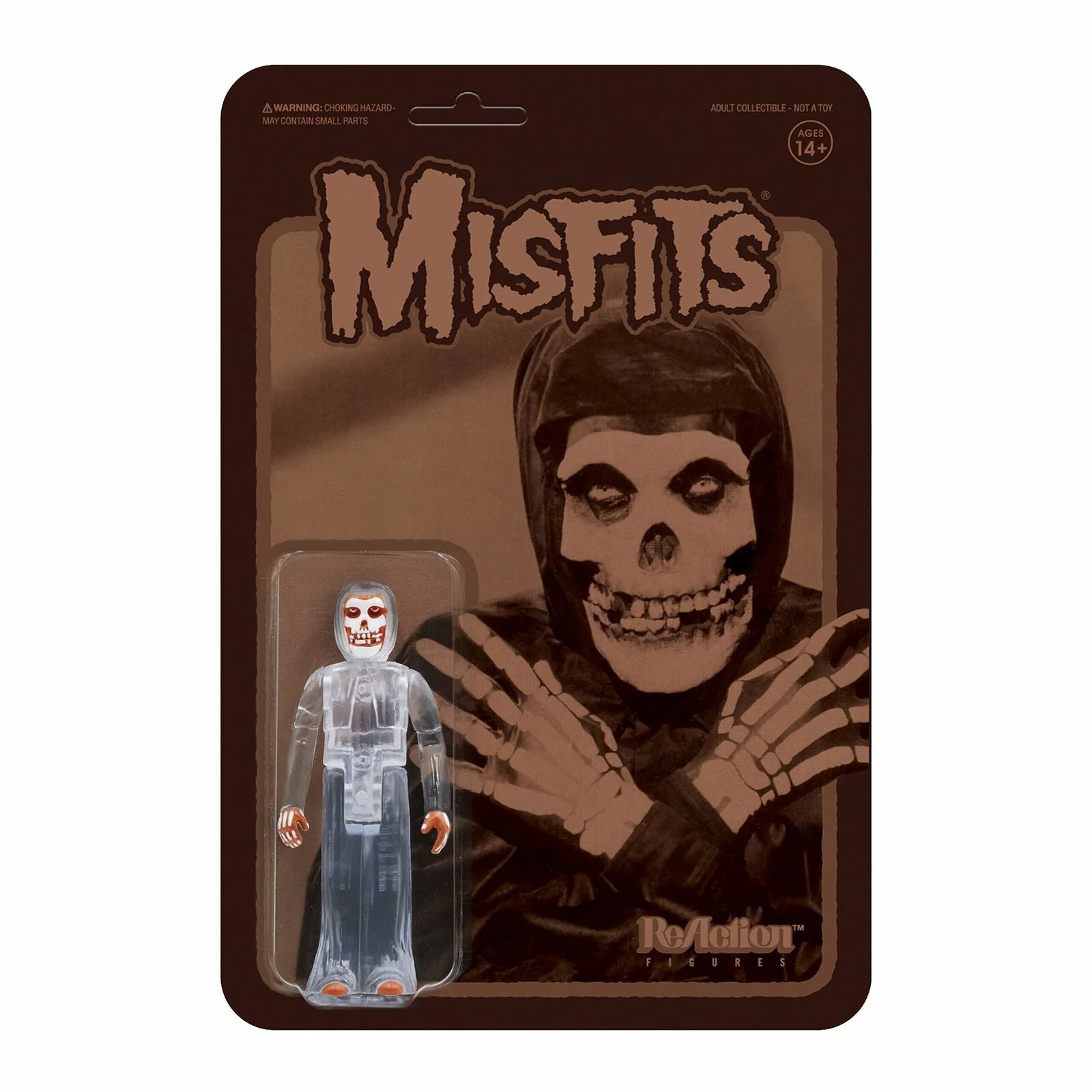 MISFITS REACTION FIGURE 'FIEND COLLECTION' - CLEAR