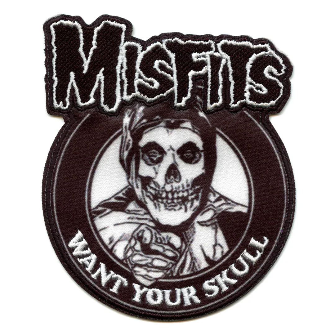 MISFITS - WANT YOUR SKULL - PATCH