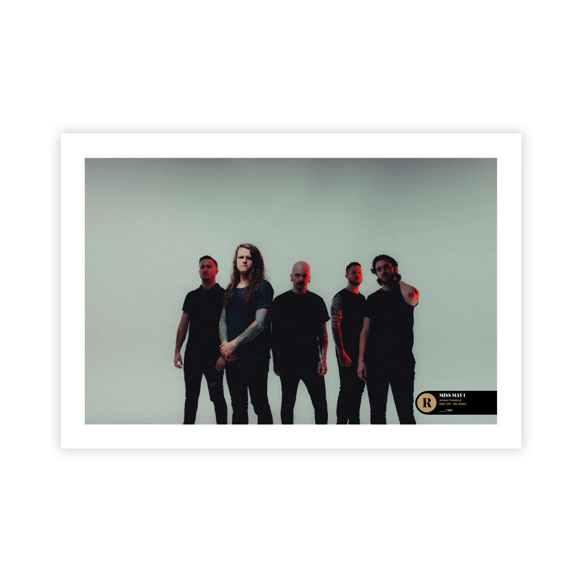 MISS MAY I X SONIC TEMPLE FESTIVAL 2023 SIGNED POSTER - EXCLUSIVE - LTD. - Image 2