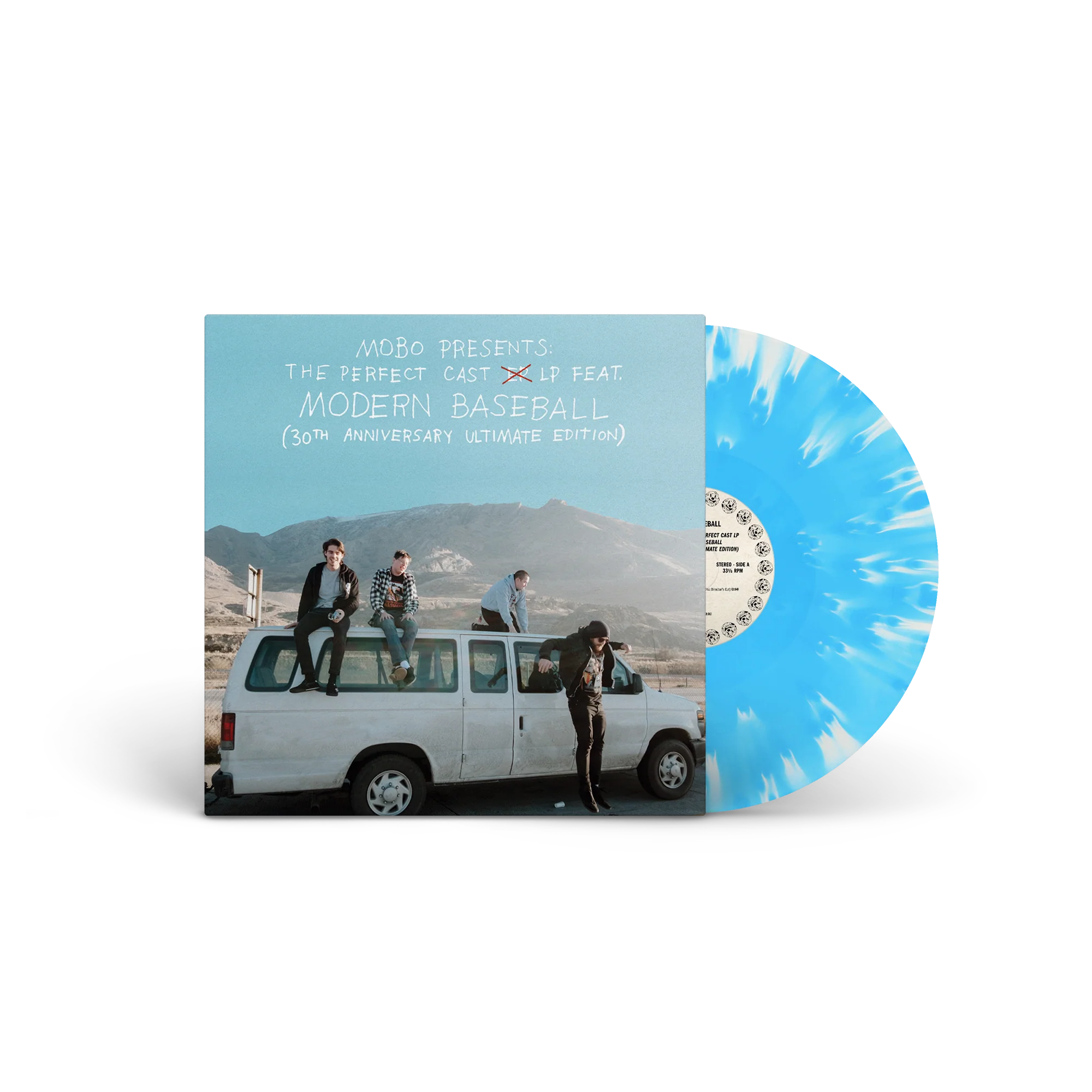 MODERN BASEBALL ‘MOBO PRESENTS: THE PERFECT CAST LP FEATURING MODERN BASEBALL’ 30TH ANNIVERSARY LP - EXCLUSIVE - LTD. 300 - CLOUDY BLUE