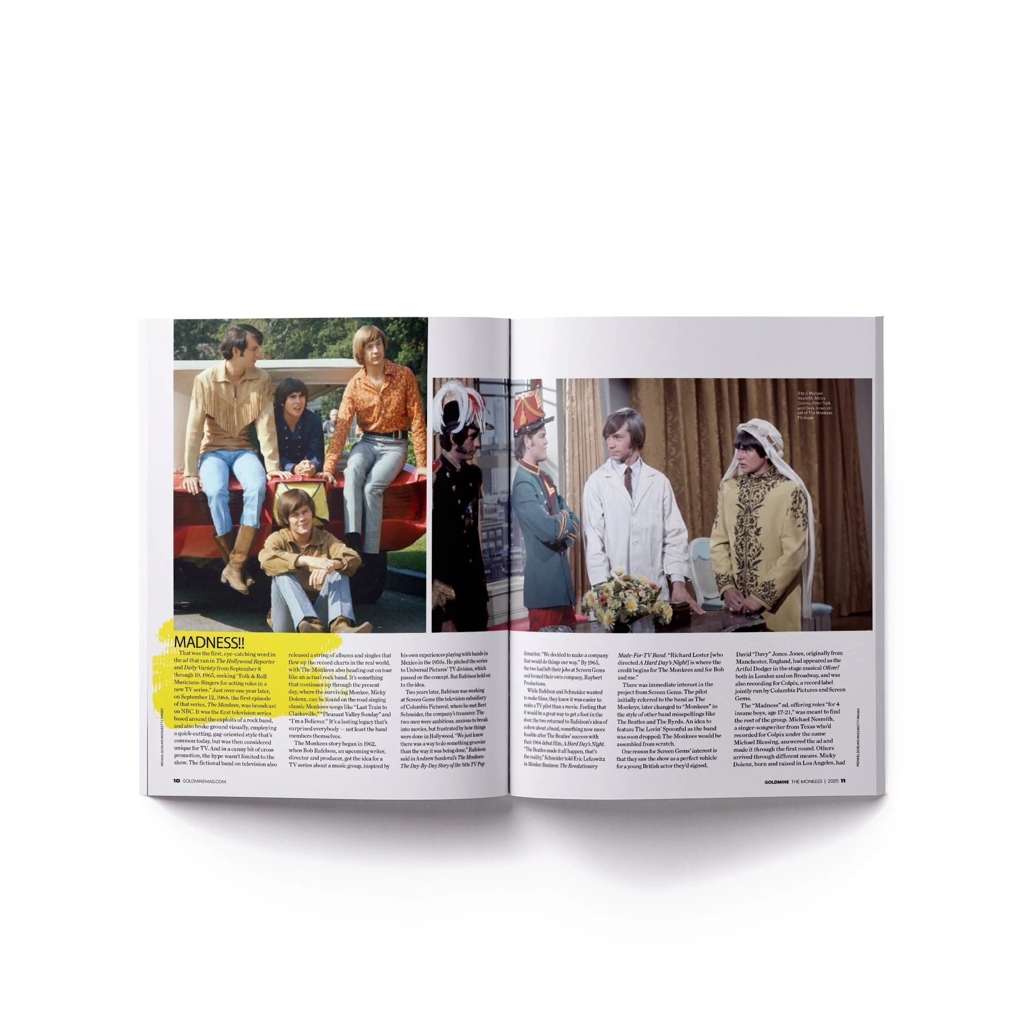 THE MONKEES x GOLDMINE SPECIAL COLLECTOR'S EDITION MAGAZINE - Image 2