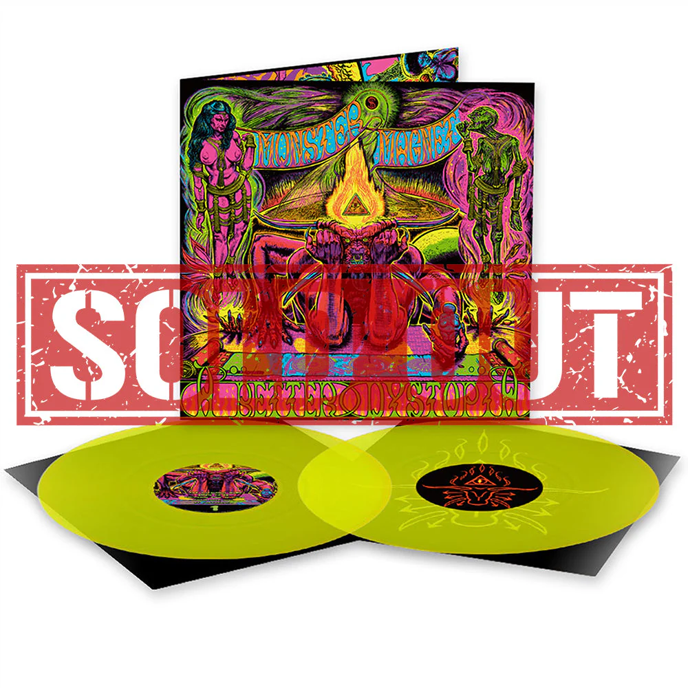 MONSTER MAGNET 'A BETTER DYSTOPIA' LP - LTD. 300 - NEON YELLOW - Image 2