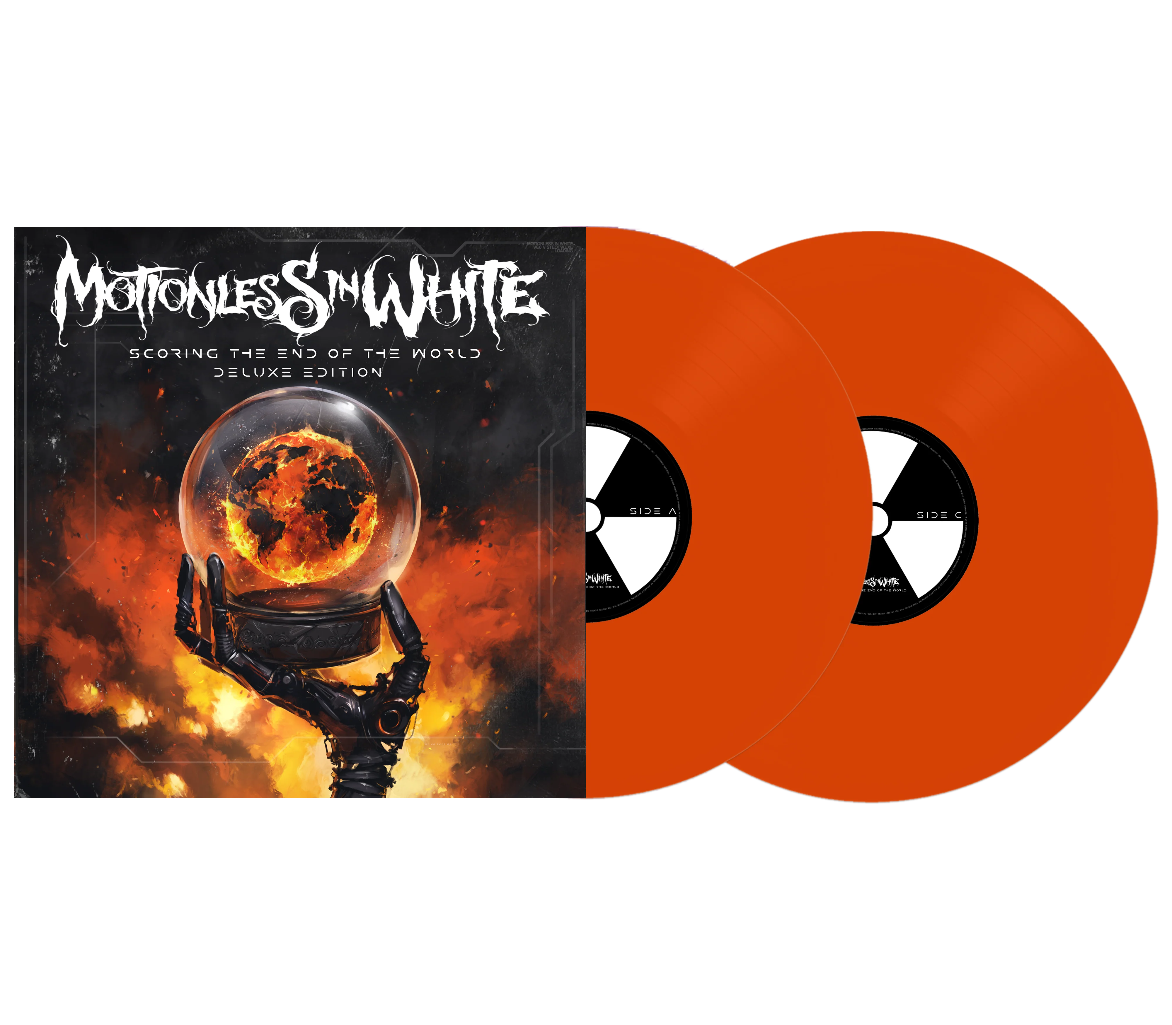 MOTIONLESS IN WHITE ‘SCORING THE END OF THE WORLD’ DELUXE EDITION 2LP - LTD. 300 - ORANGE