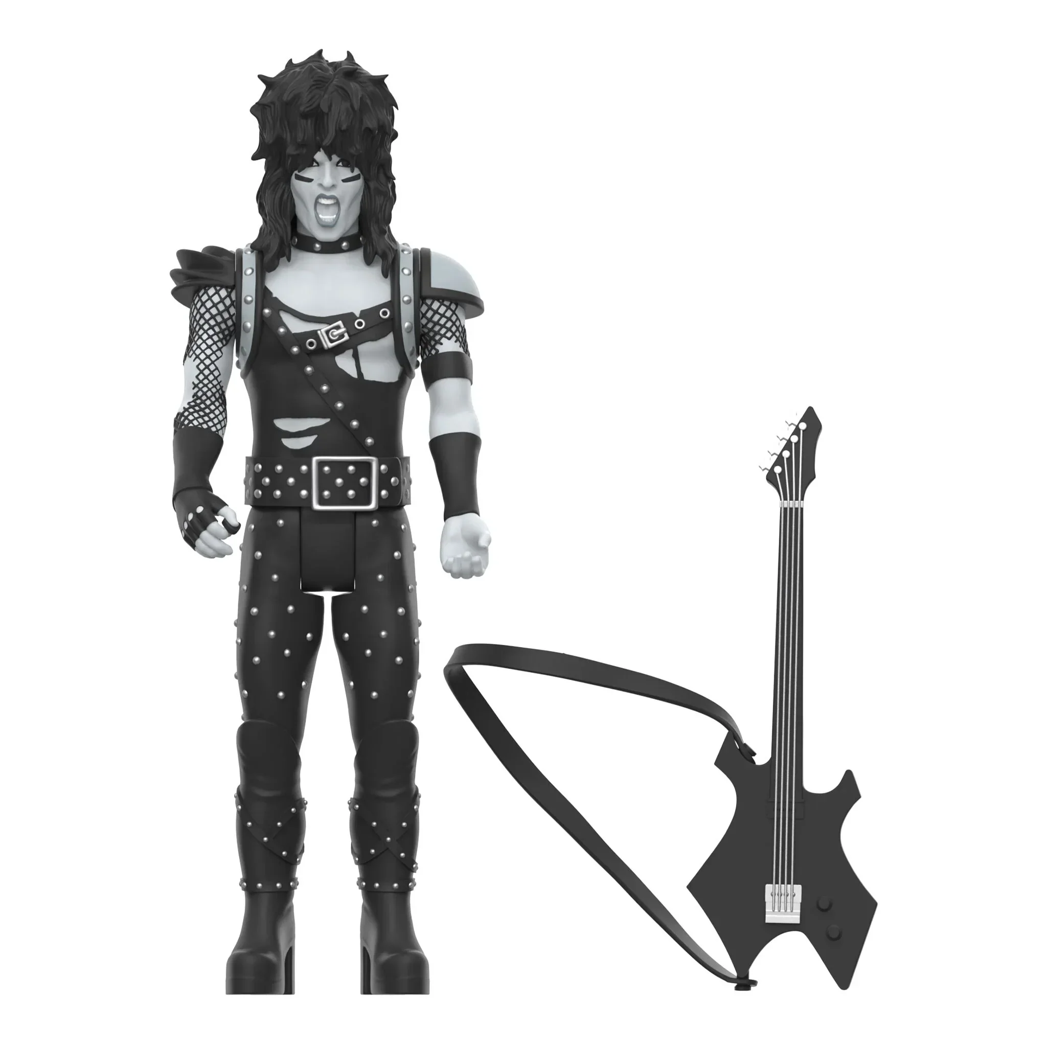 MOTLEY CRUE REACTION FIGURES WAVE 02 - SHOUT AT THE DEVIL 4 PACK - BLACK/WHITE - Image 3