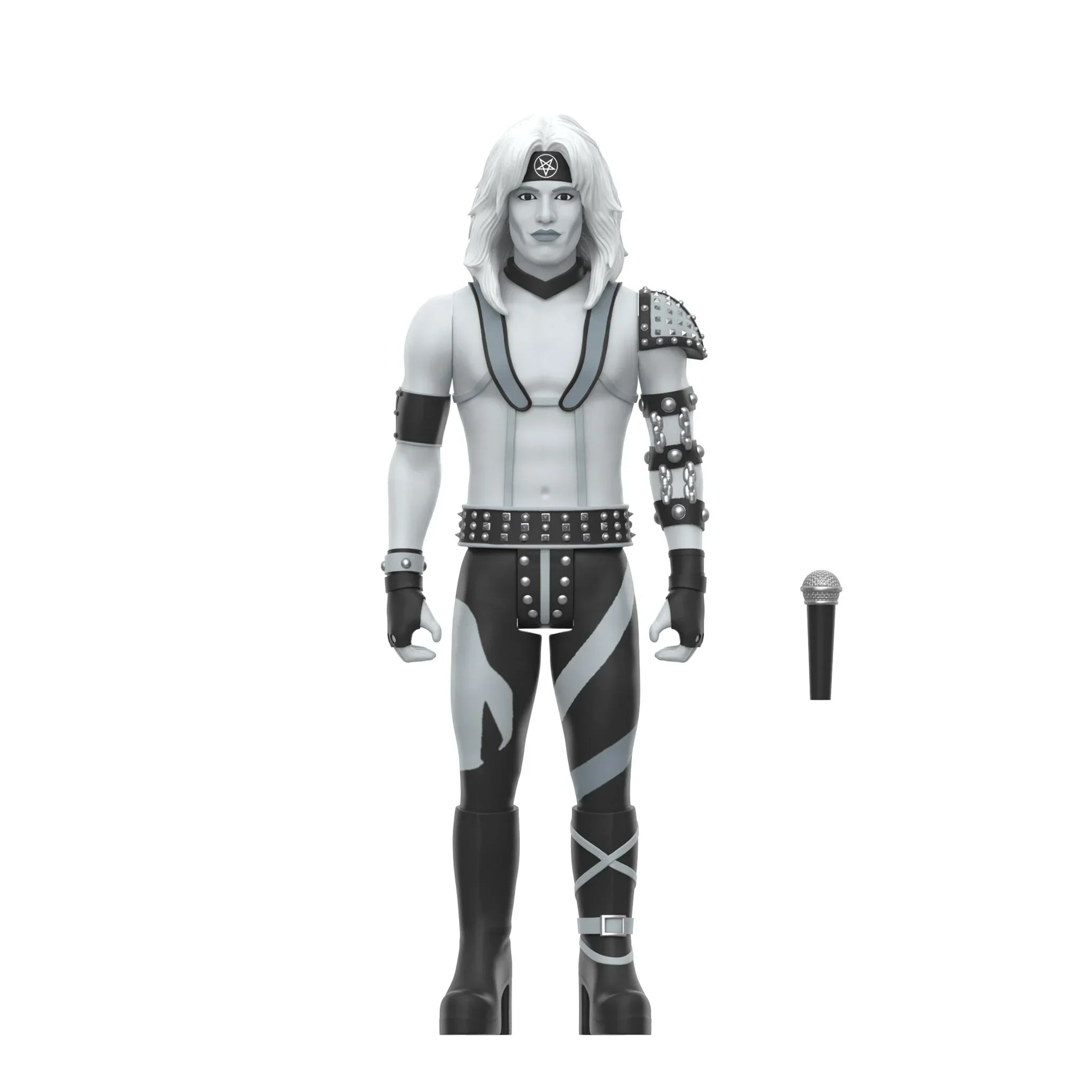MOTLEY CRUE REACTION FIGURES WAVE 02 - SHOUT AT THE DEVIL 4 PACK - BLACK/WHITE - Image 6