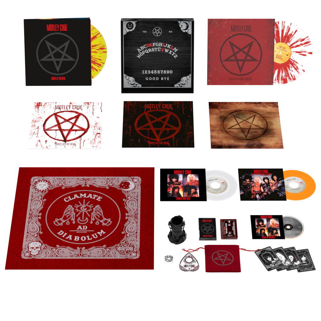 MOTLEY CRUE 'SHOUT AT THE DEVIL' 40TH ANNIVERSARY EDITION BOX SET