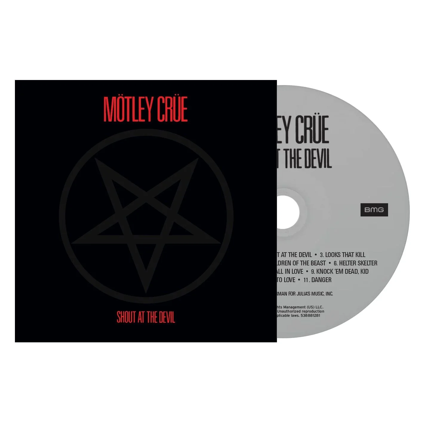 MOTLEY CRUE 'SHOUT AT THE DEVIL' 40TH ANNIVERSARY EDITION CD