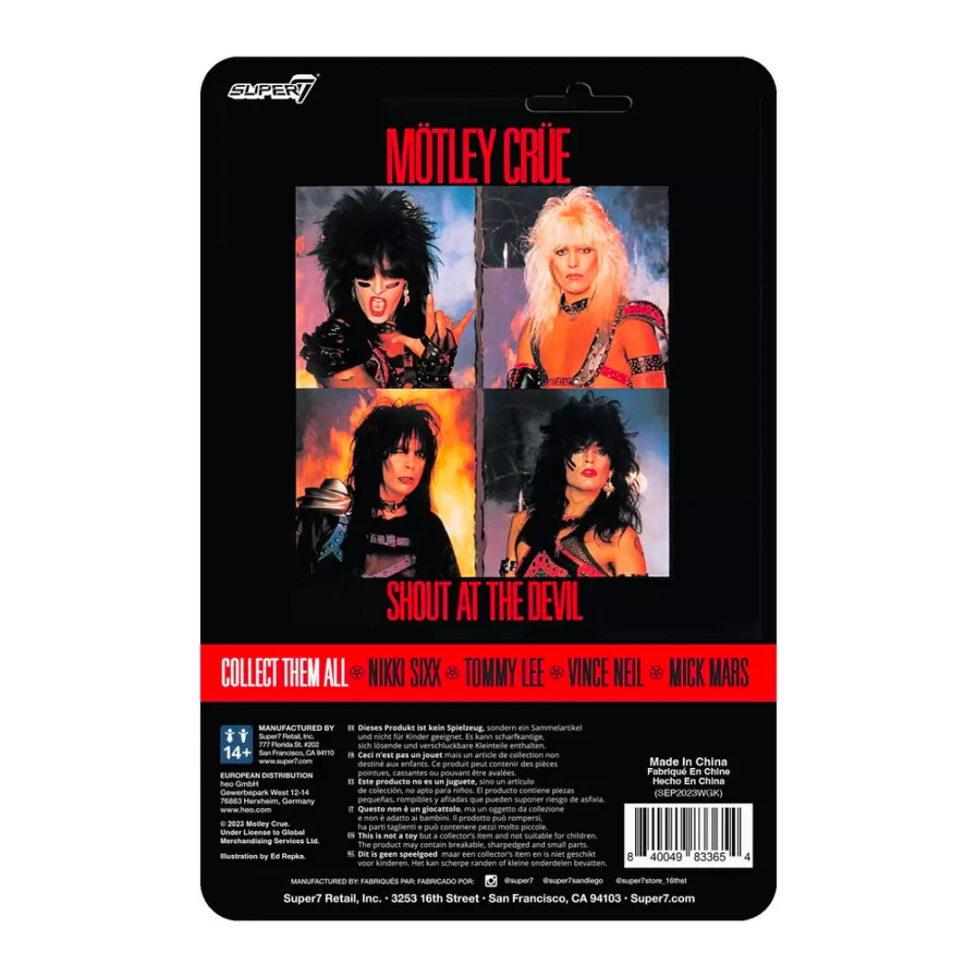 MOTLEY CRUE TOMMY LEE (SHOUT AT THE DEVIL) REACTION FIGURE WAVE 01 - Image 2