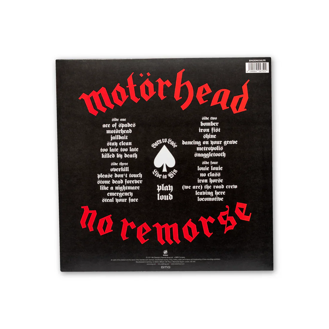 MOTORHEAD 'NO REMORSE' 2LP - WHITE - Image 2