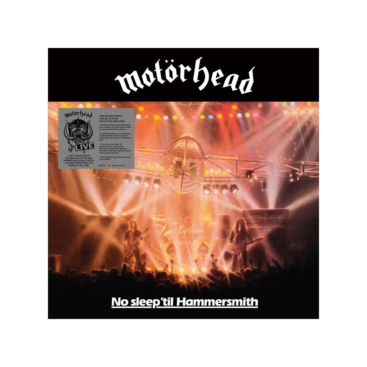 MOTORHEAD 'NO SLEEP 'TIL HAMMERSMITH' 3LP - Image 2