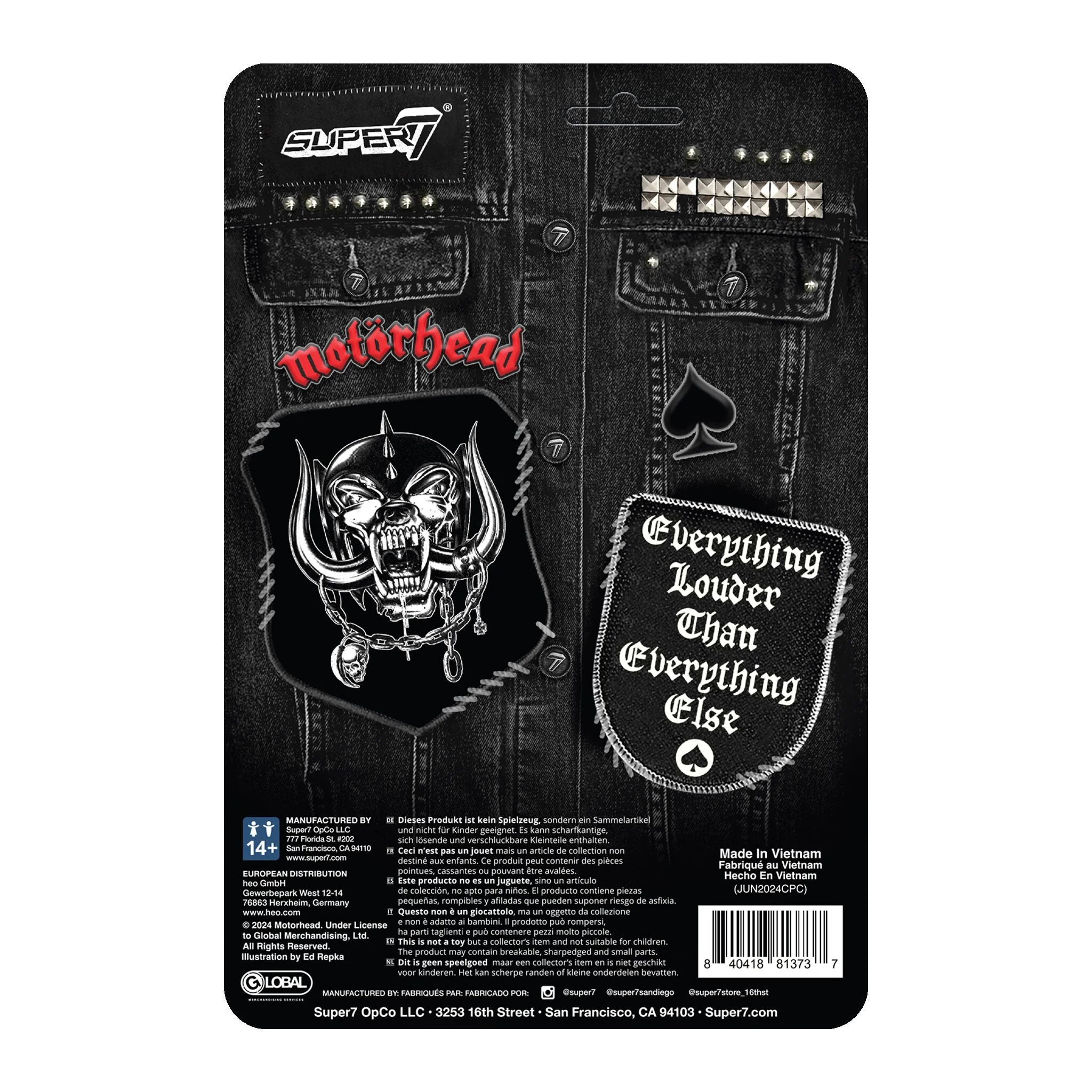 MOTORHEAD REACTION FIGURE 'LEMMY' MODERN COWBOY - Image 3