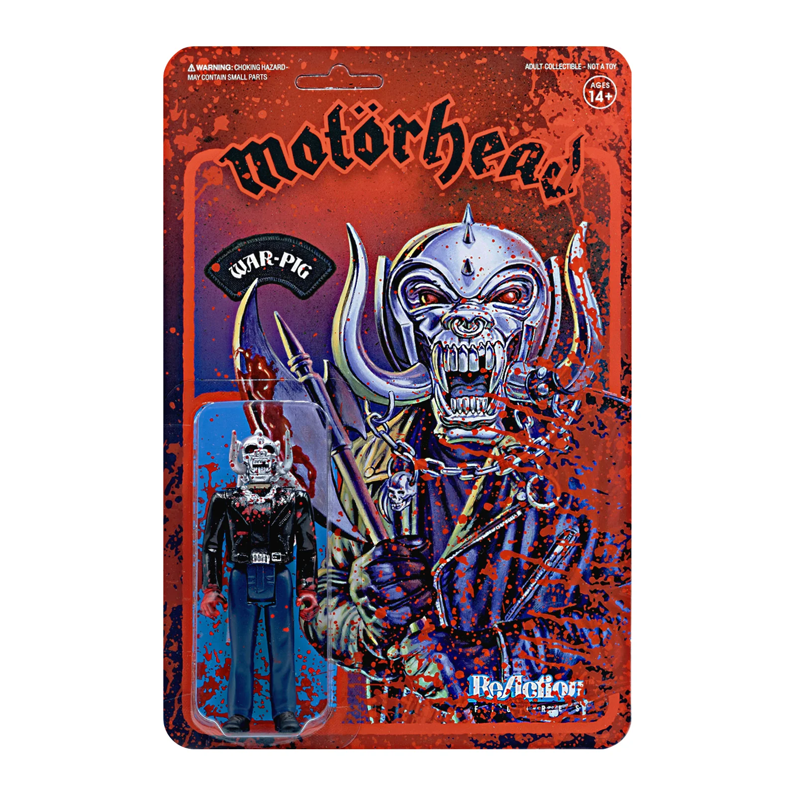 MOTORHEAD REACTION FIGURE 'WARPIG' - BLOODY EDITION