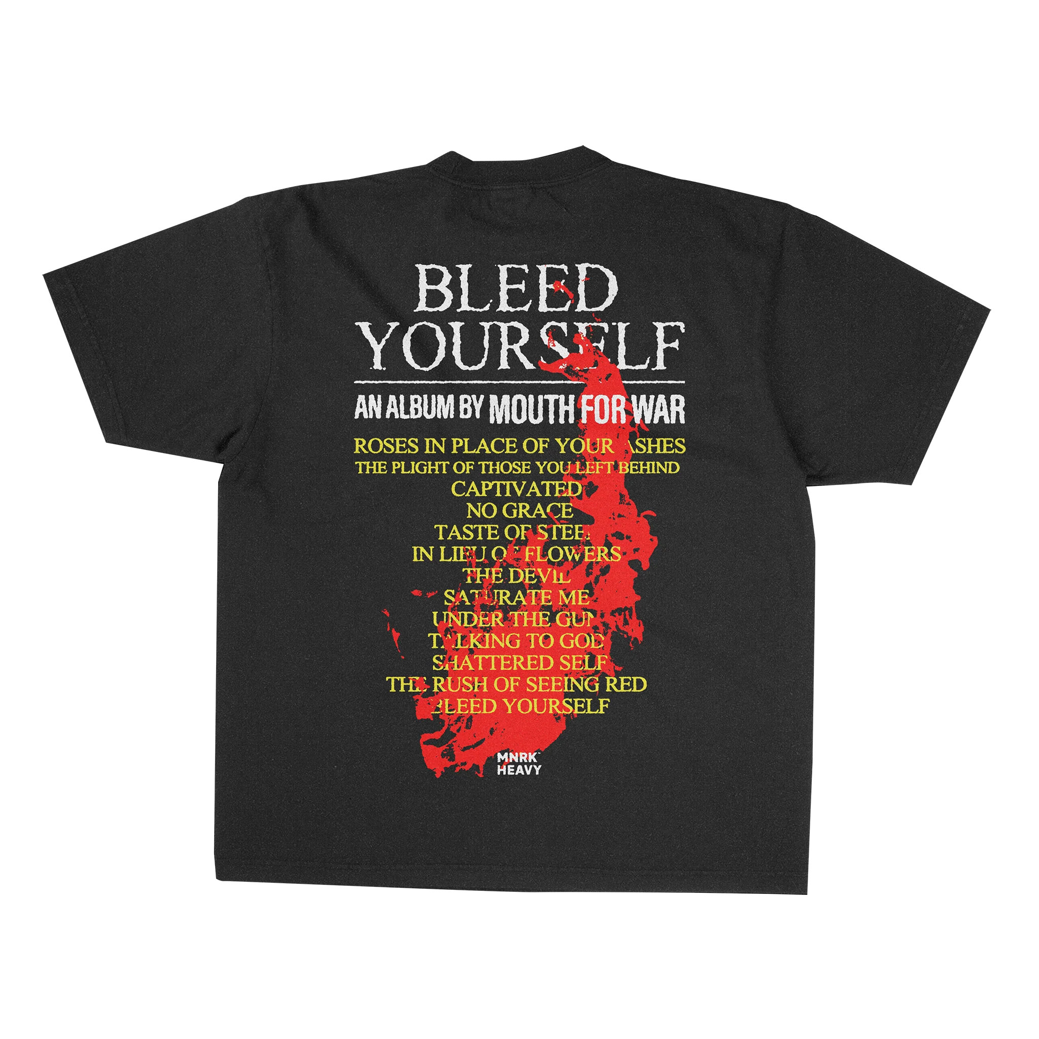 MOUTH FOR WAR "BLEED YOURSELF" T-SHIRT - Image 2