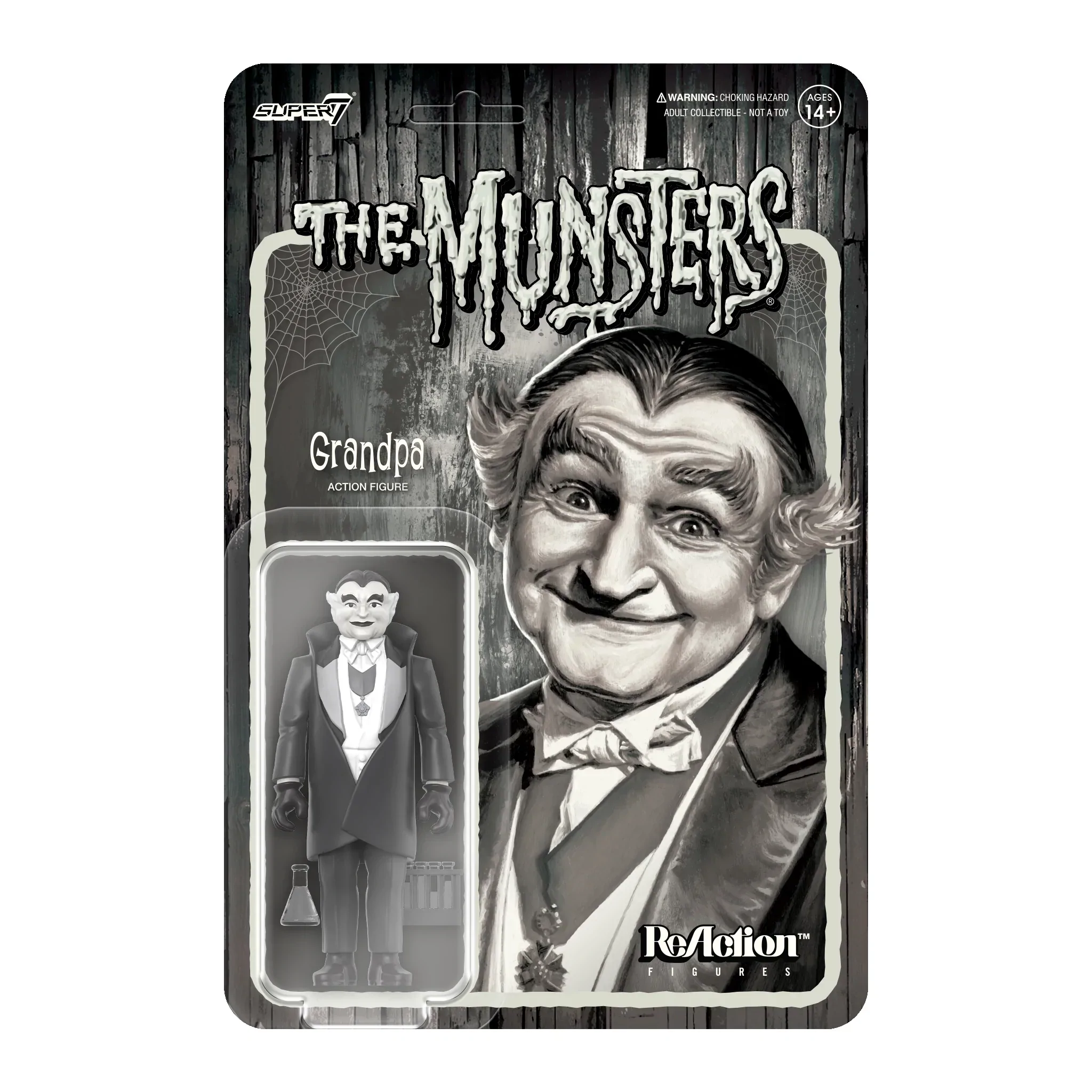 THE MUNSTERS REACTION WAVE 2 - GRANDPA - GRAYSCALE - Image 2