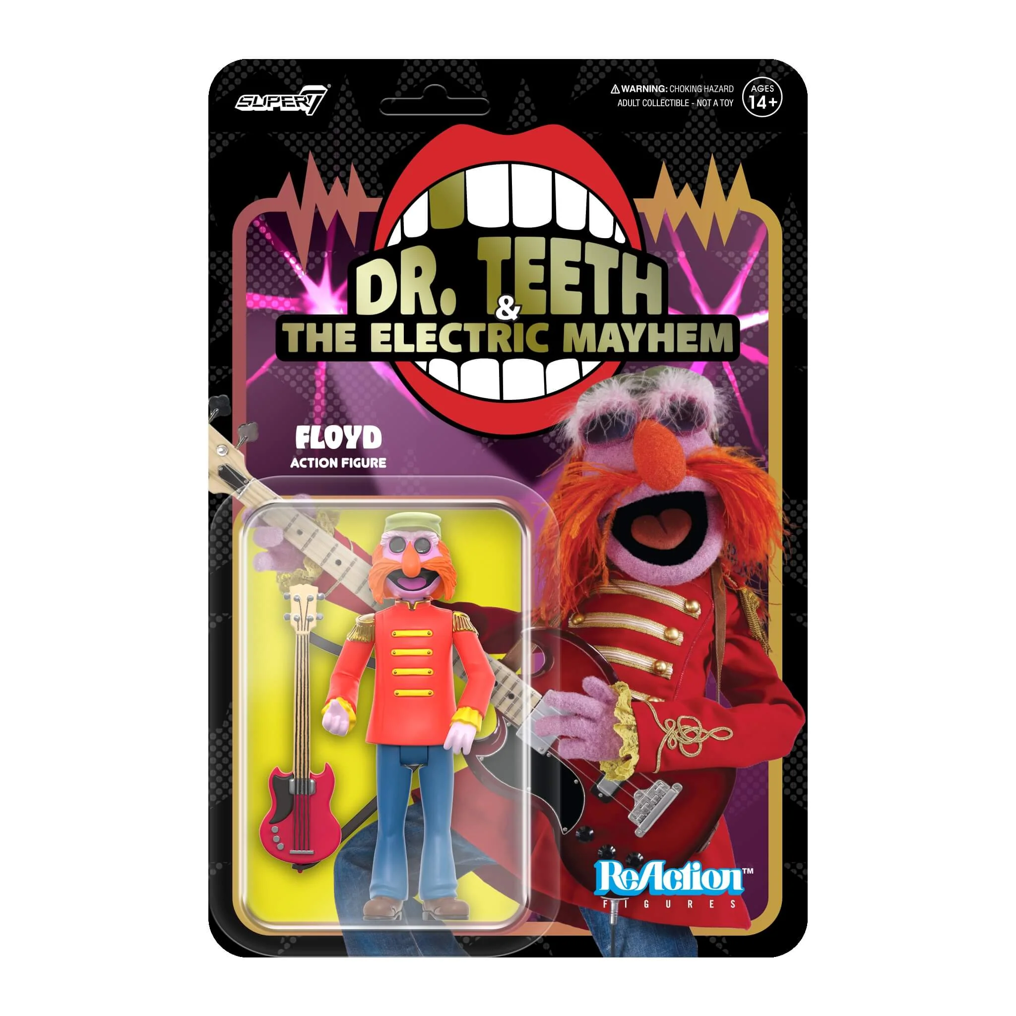 THE MUPPETS REACTION FIGURE WAVE 1 - ELECTRIC MAYHEM BAND - FLOYD - Image 2