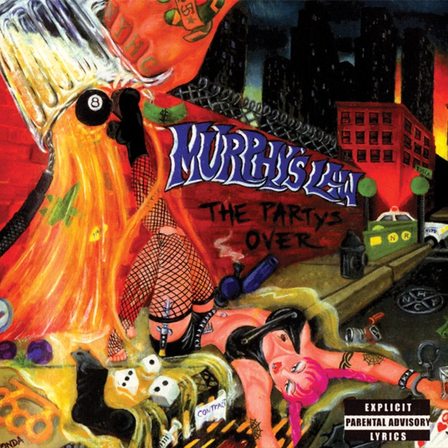 MURPHY'S LAW 'THE PARTY'S OVER' LP