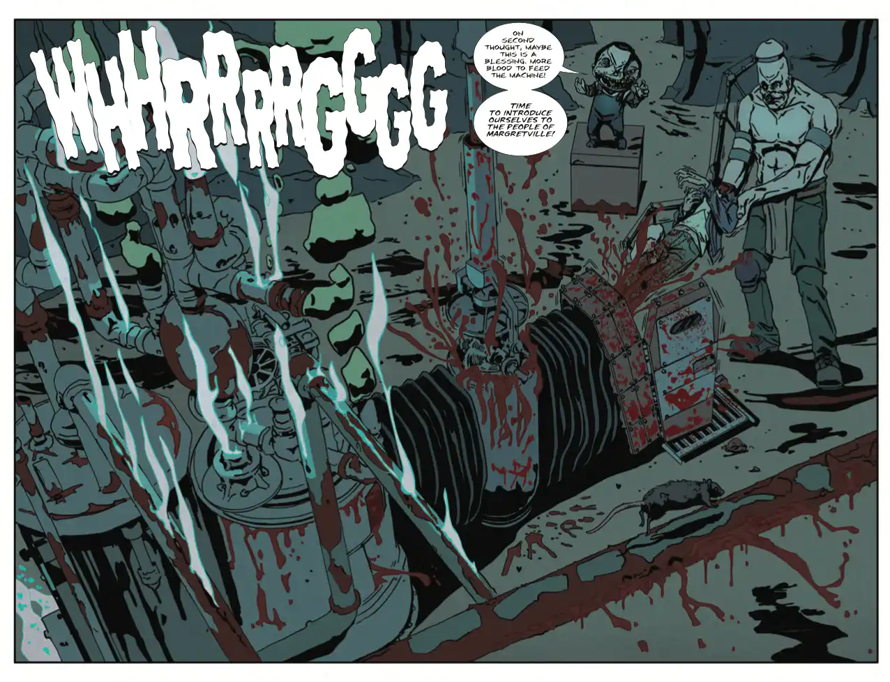MY BROTHER’S BLOOD MACHINE by CLAUDIO SANCHEZ - COMIC BOOK ISSUE 4 OF 6 (EXCLUSIVE COVER) - Image 7