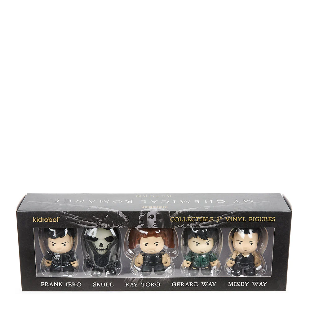 MY CHEMICAL ROMANCE - THE RETURN OF MCR - KIDROBOT LIMITED EDITION 3" MINI FIGURE SET - Image 3